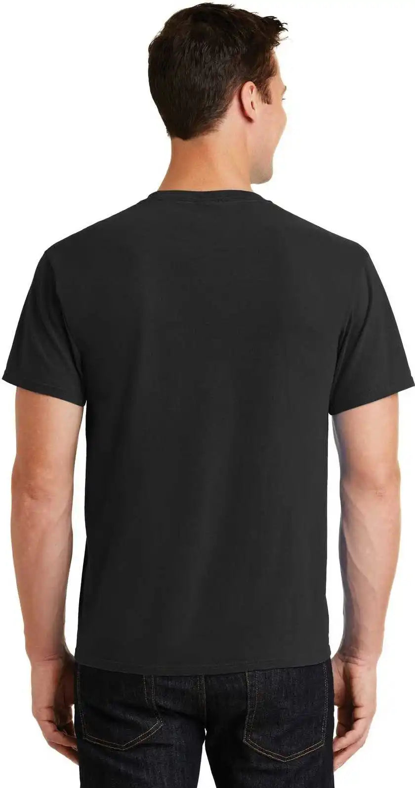 Port & Company Pc099 Beach Wash Garment-dyed Tee - Black