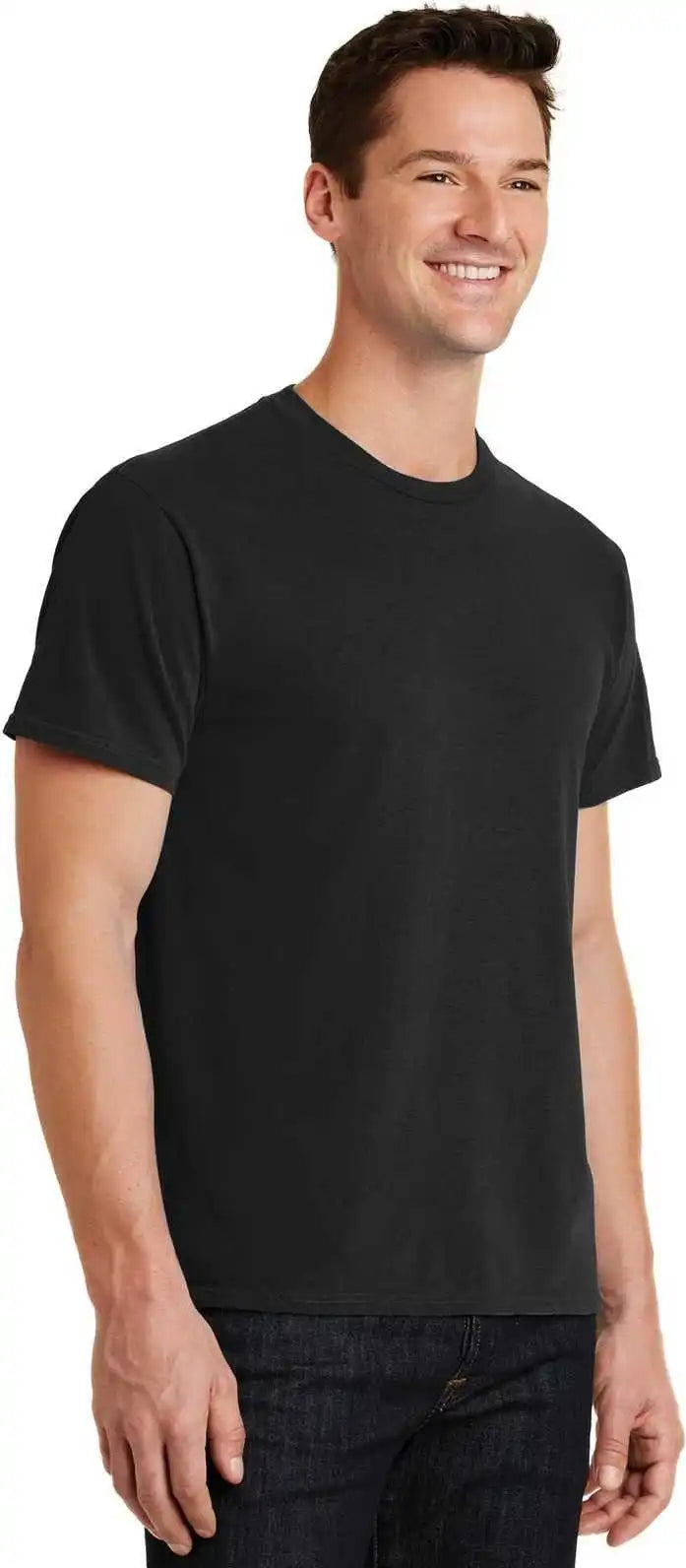Port & Company Pc099 Beach Wash Garment-dyed Tee - Black