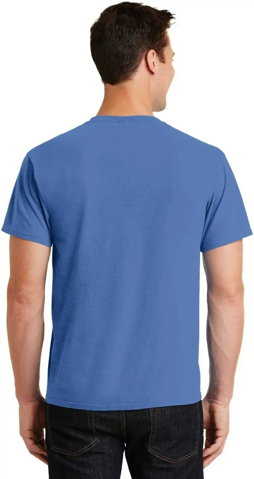 Port & Company Pc099 Beach Wash Garment-dyed Tee - Blue Moon
