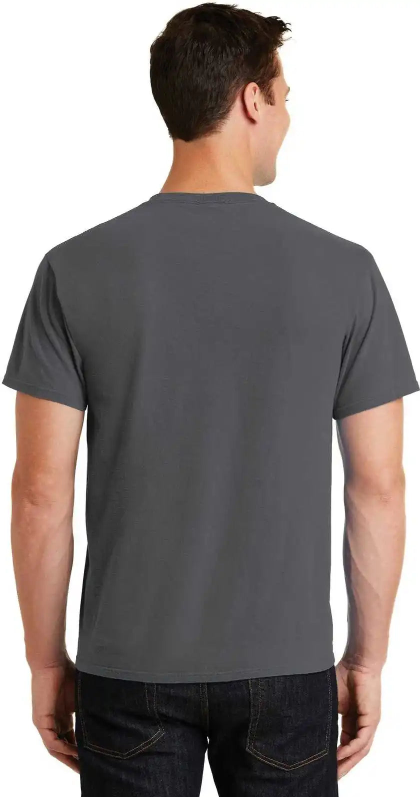 Port &amp; Company Pc099 Beach Wash Garment Dyed Tee Coal