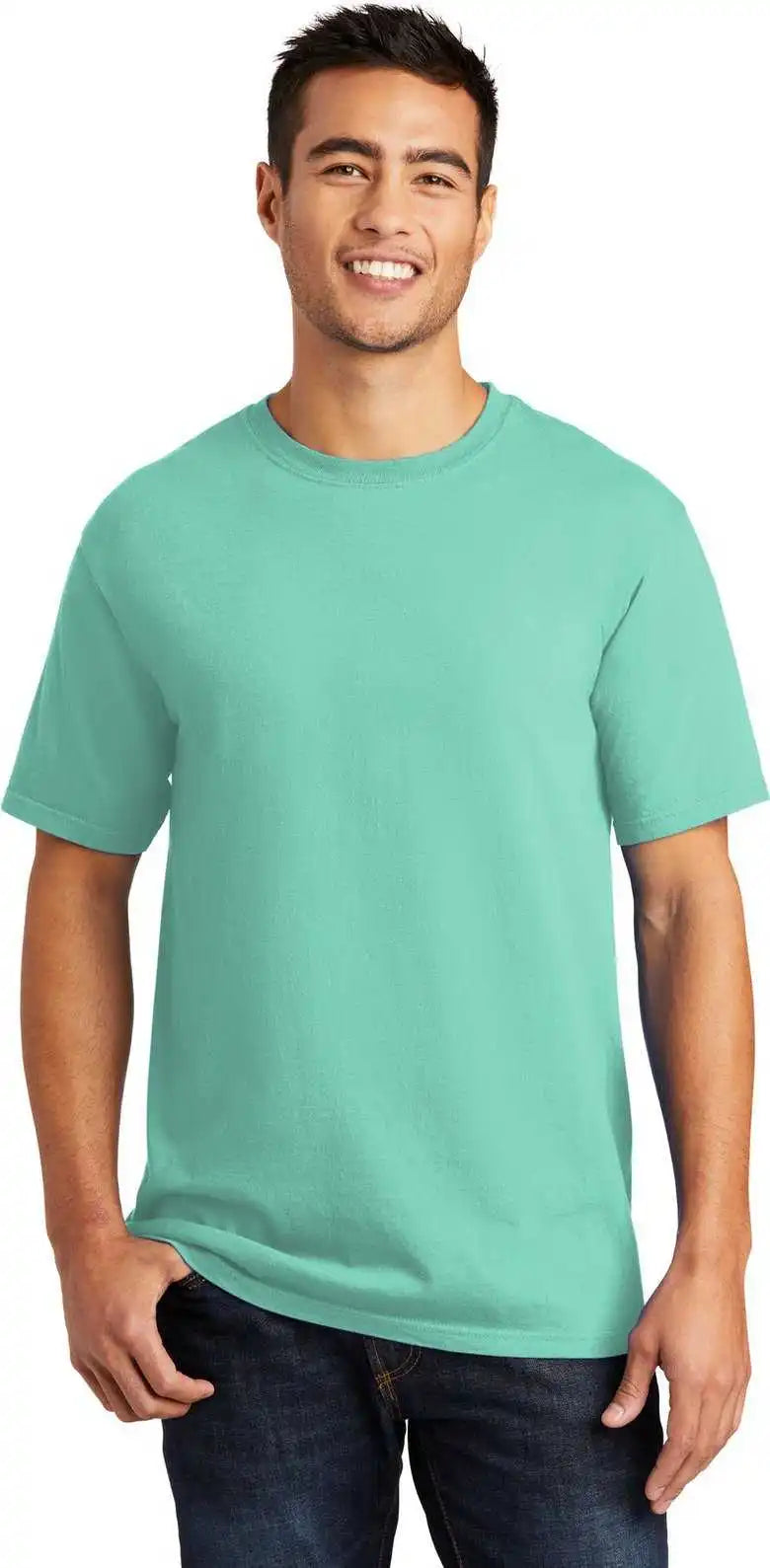 Port & Company Pc099 Beach Wash Garment-dyed Tee - Cool Mint