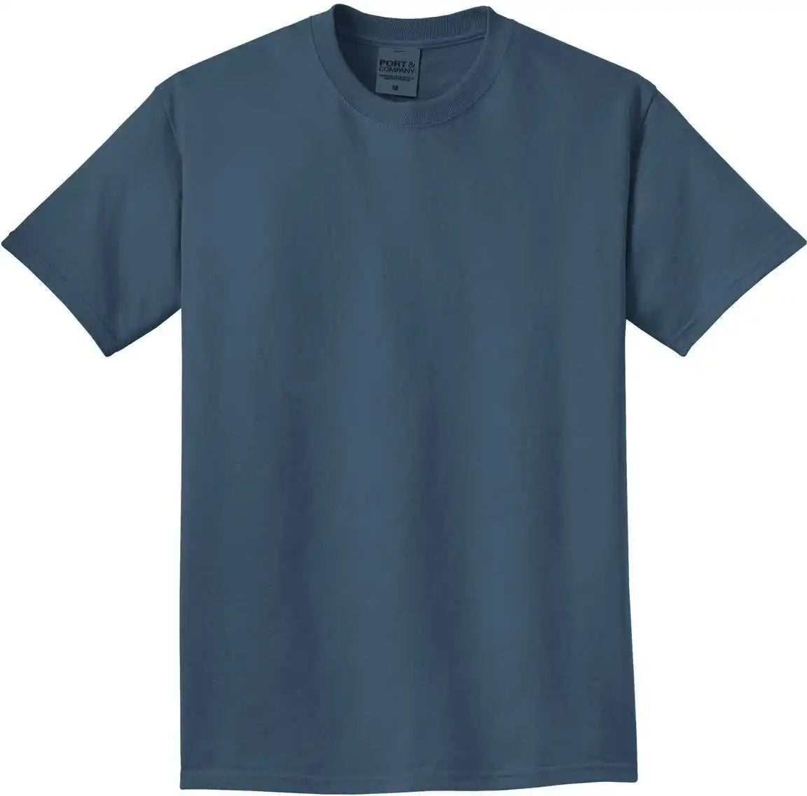 Port &amp; Company Pc099 Beach Wash Garment Dyed Tee Denim Blue