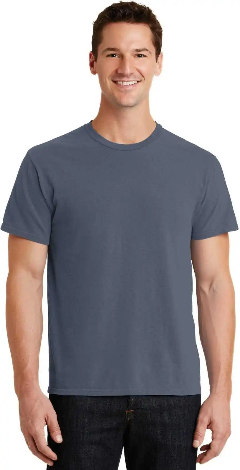 Port & Company Pc099 Beach Wash Garment Dyed Tee Denim Blue