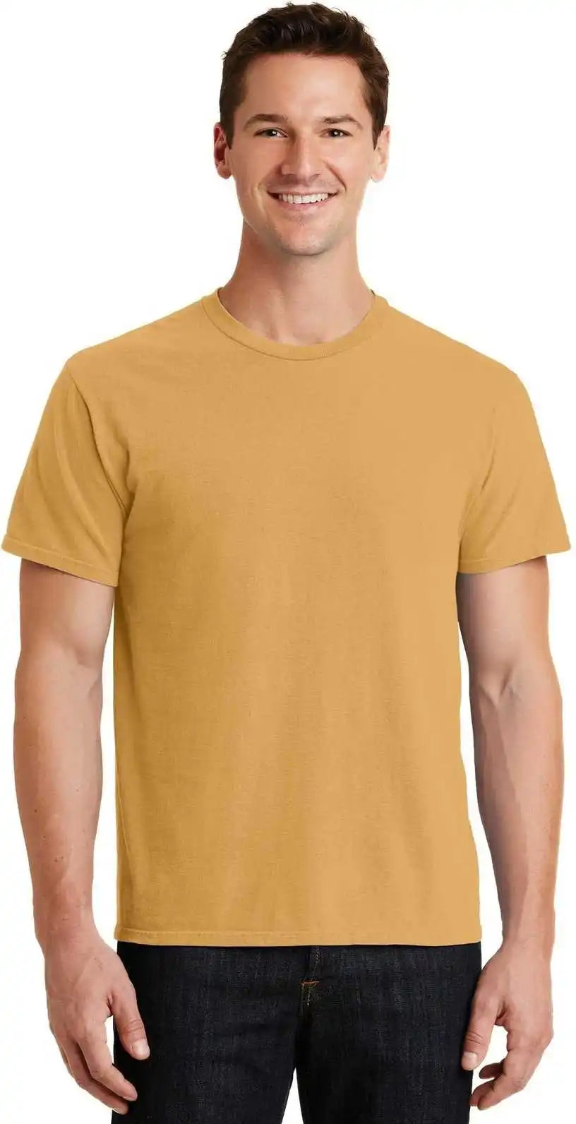Port & Company Pc099 Beach Wash Garment Dyed Tee Dijon