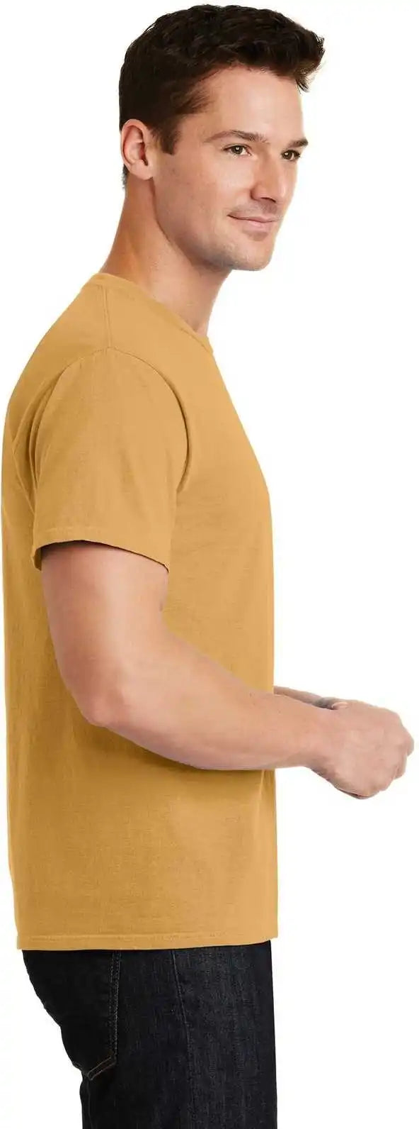 Port &amp; Company Pc099 Beach Wash Garment-dyed Tee - Dijon