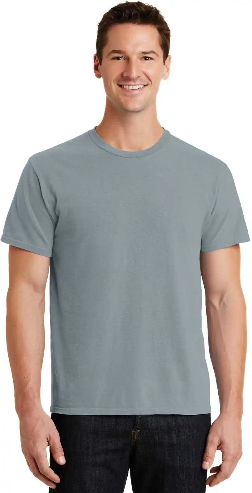Port & Company Pc099 Beach Wash Garment Dyed Tee Dove Gray