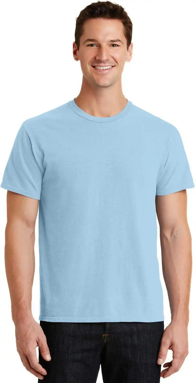 Port &amp; Company Pc099 Beach Wash Garment Dyed Tee Glacier