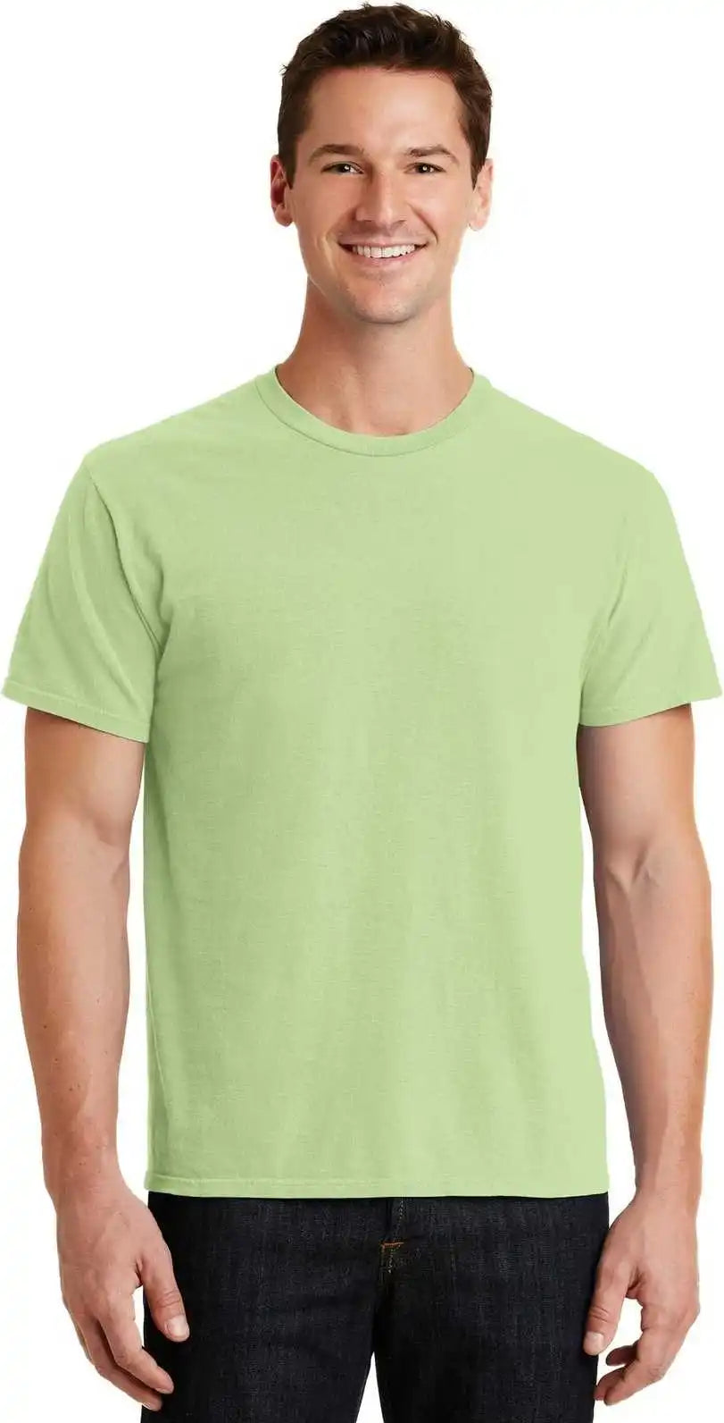 Port & Company Pc099 Beach Wash Garment-dyed Tee - Honeydew