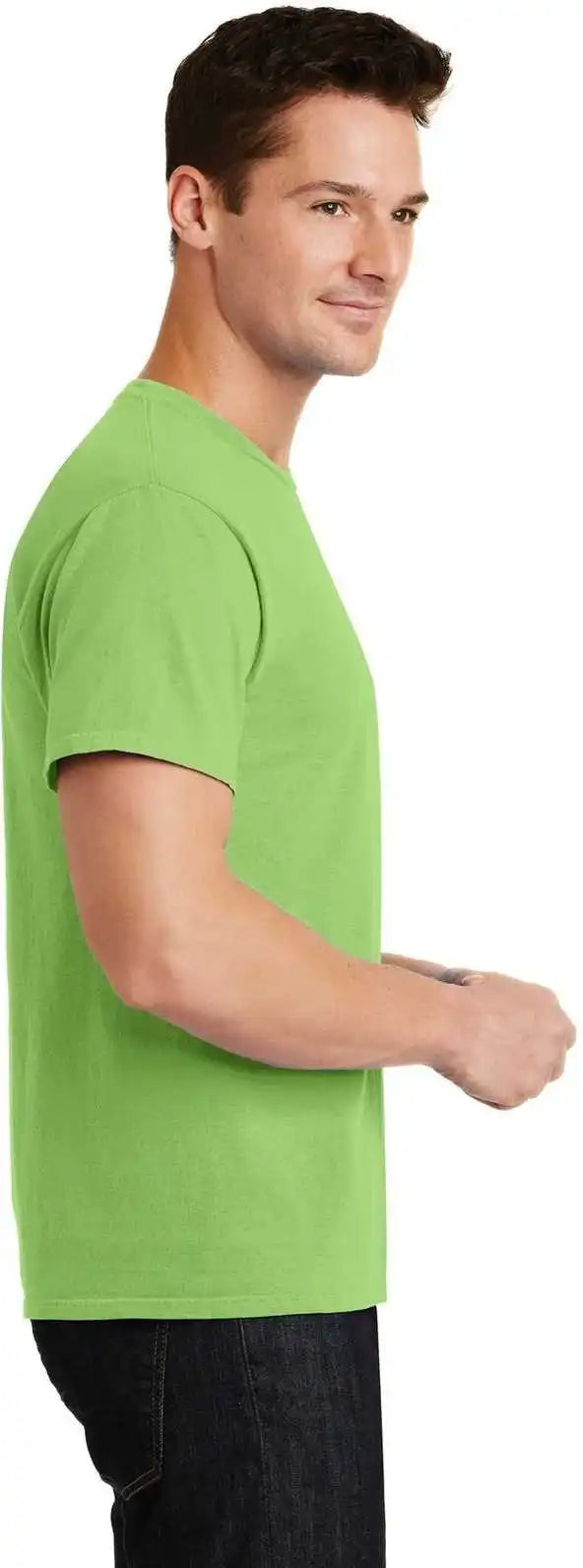 Port &amp; Company Pc099 Beach Wash Garment-dyed Tee - Limeaide