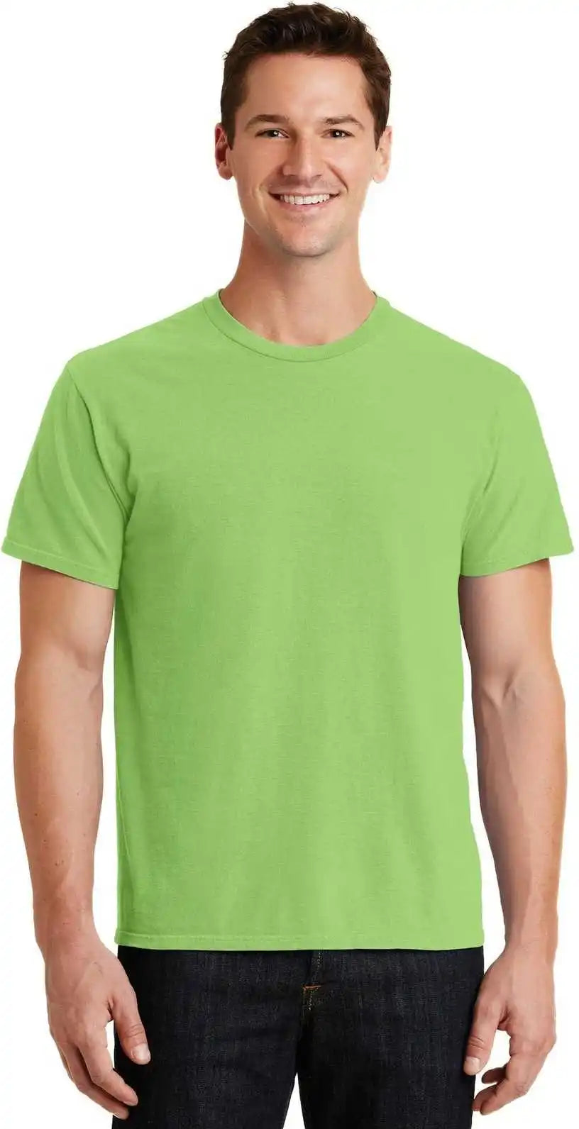 Port & Company Pc099 Beach Wash Garment-dyed Tee - Limeaide