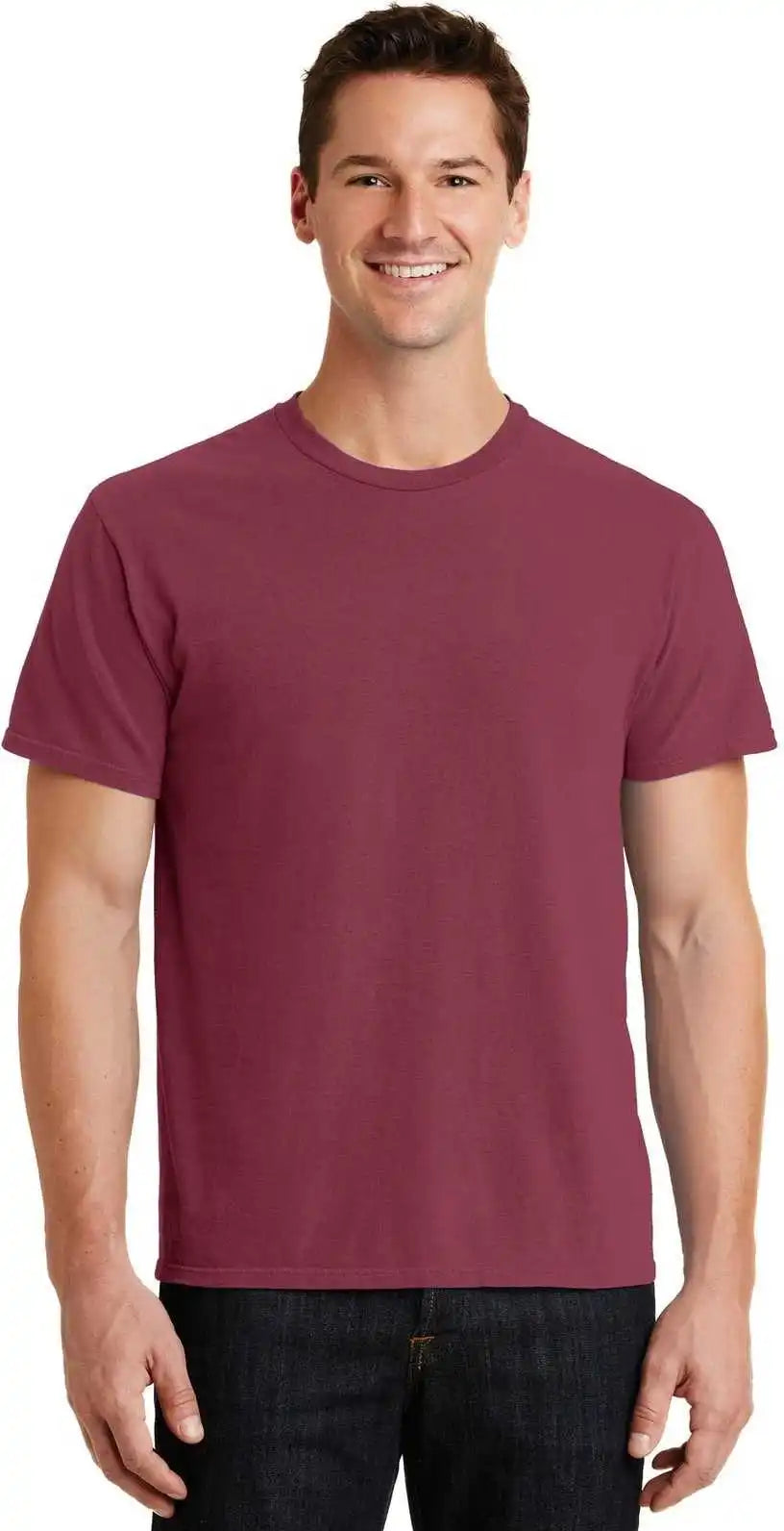 Port & Company Pc099 Beach Wash Garment Dyed Tee Merlot