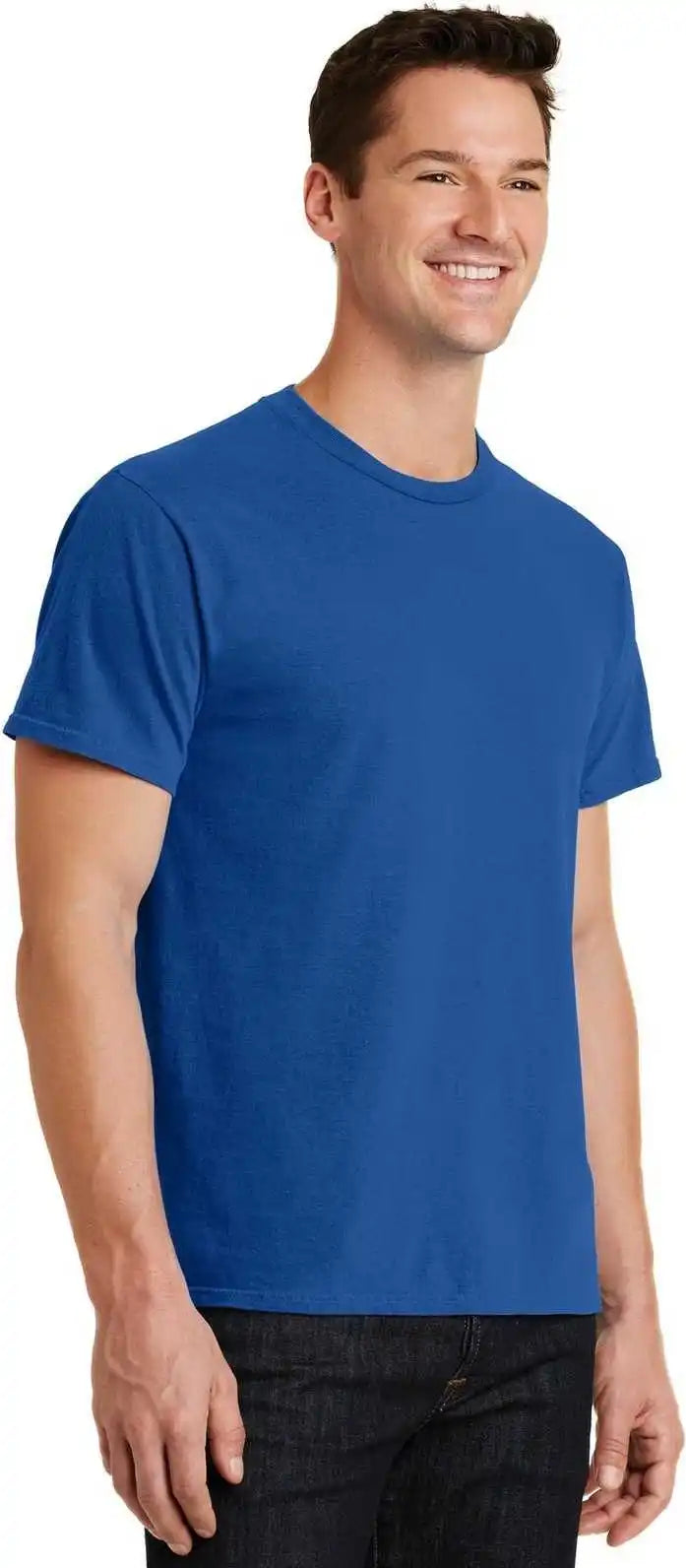Port &amp; Company Pc099 Beach Wash Garment-dyed Tee - Neon Blue