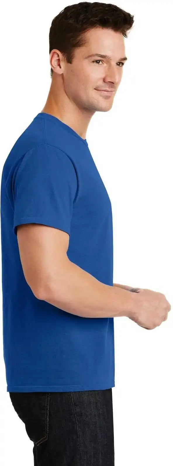 Port &amp; Company Pc099 Beach Wash Garment-dyed Tee - Neon Blue