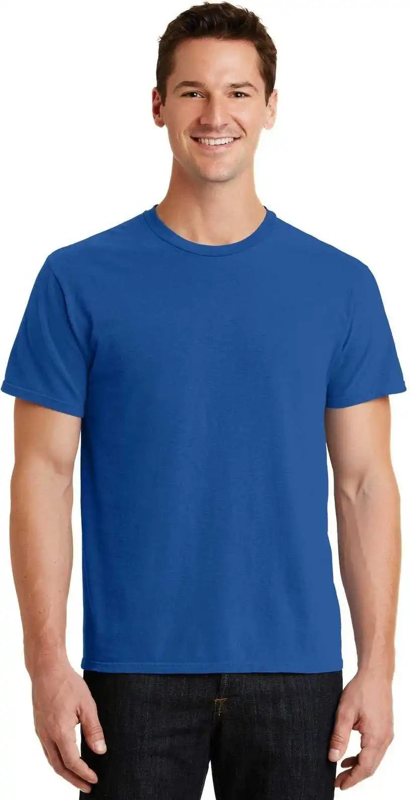 Port & Company Pc099 Beach Wash Garment-dyed Tee - Neon Blue