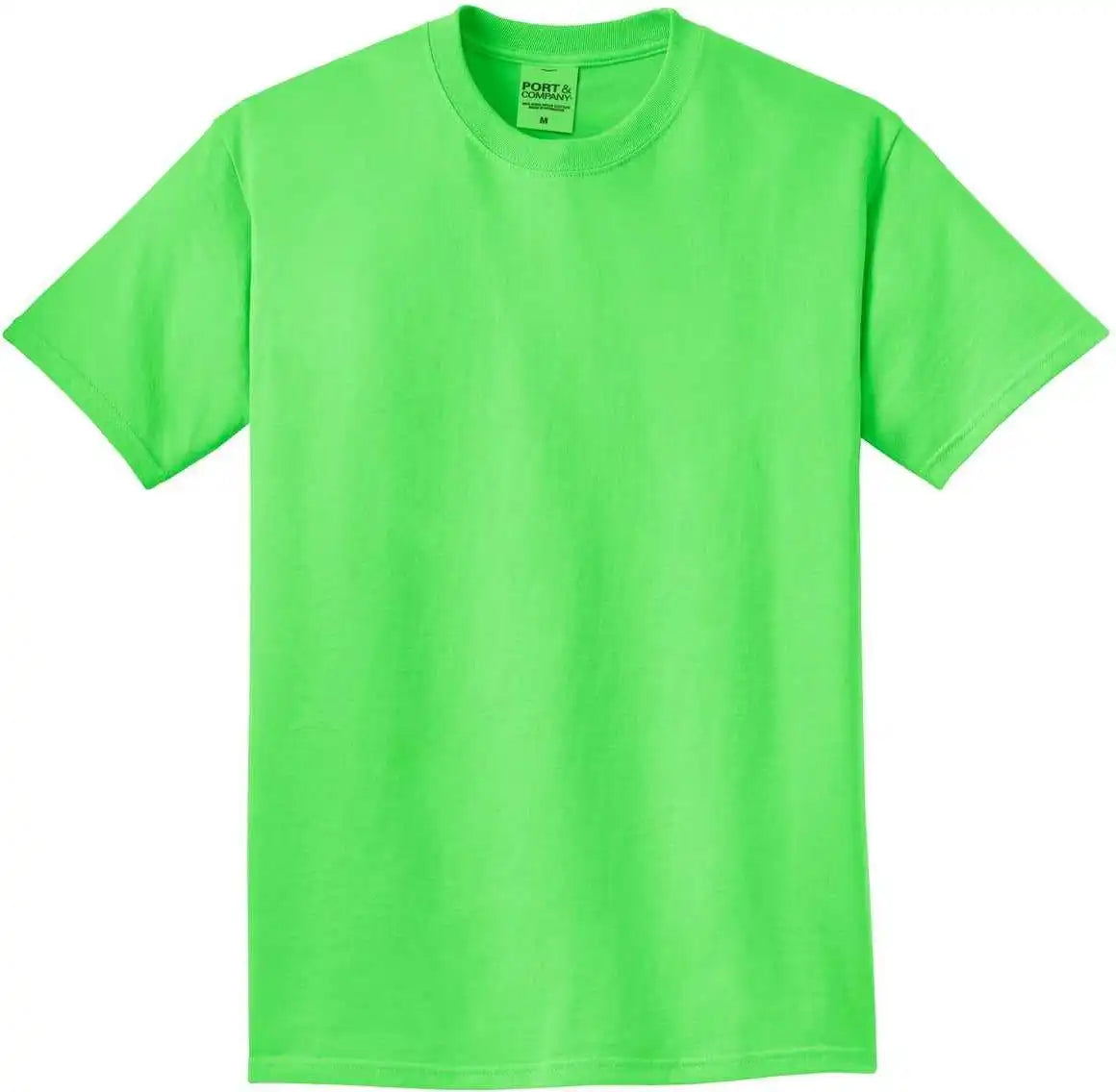 Port &amp; Company Pc099 Beach Wash Garment Dyed Tee Neon Green