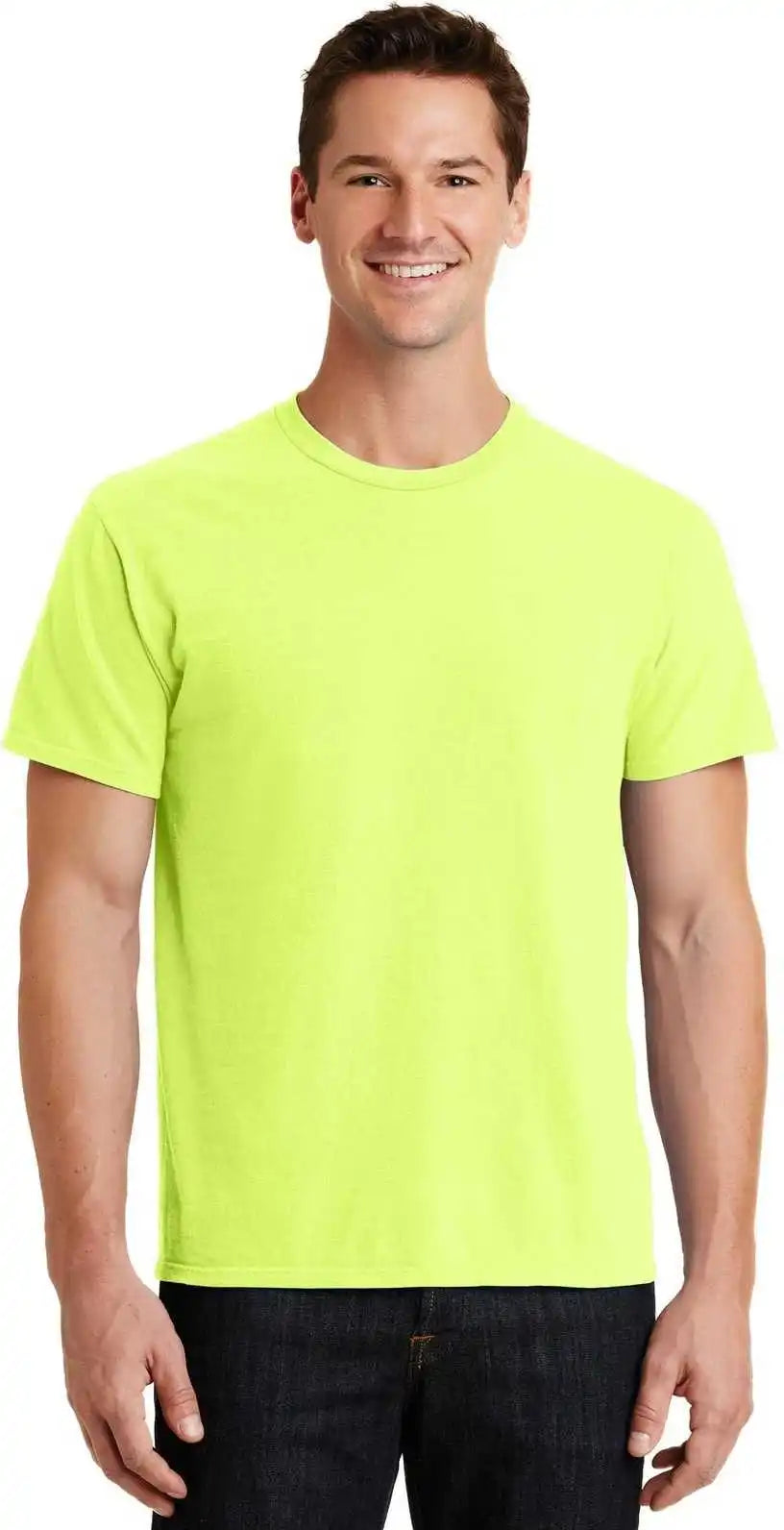 Port & Company Pc099 Beach Wash Garment Dyed Tee Neon Yellow