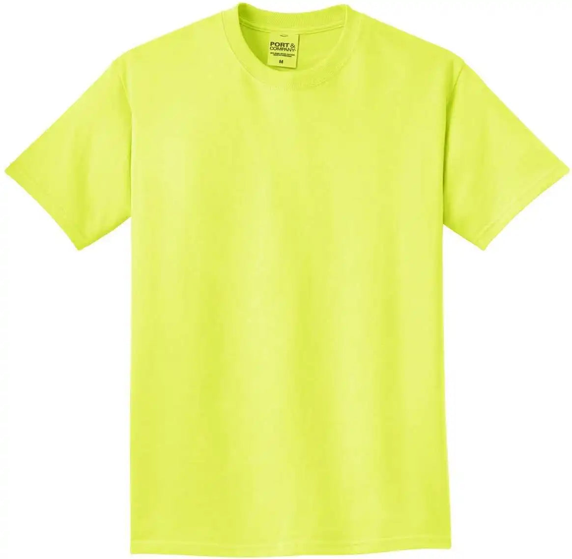 Port &amp; Company Pc099 Beach Wash Garment Dyed Tee Neon Yellow