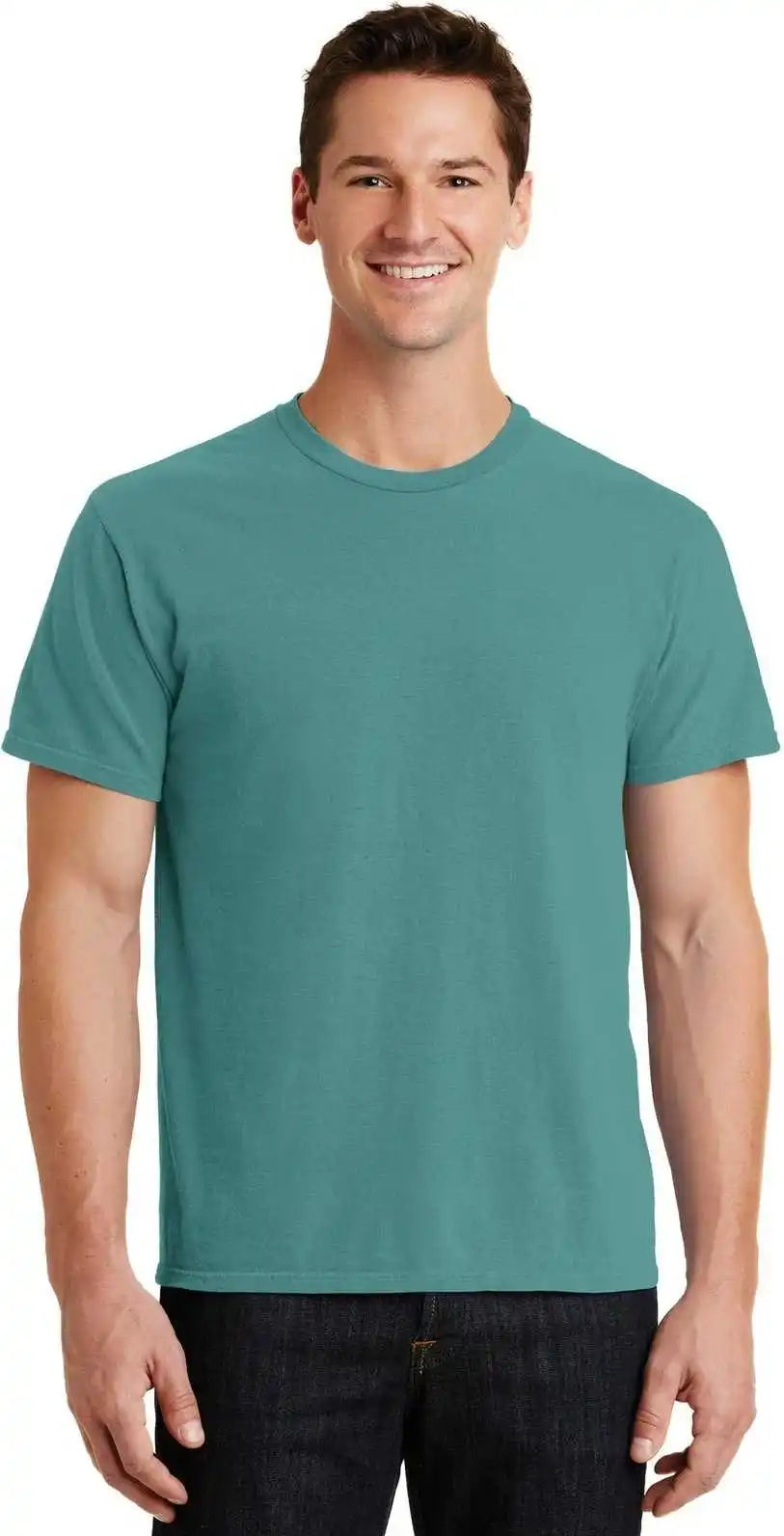Port &amp; Company Pc099 Beach Wash Garment Dyed Tee Peacock
