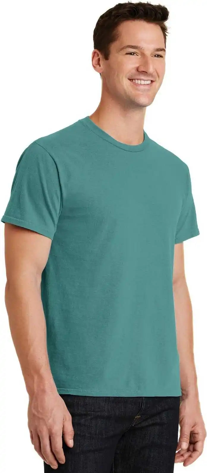 Port &amp; Company Pc099 Beach Wash Garment Dyed Tee Peacock
