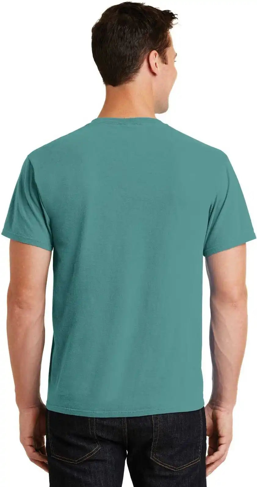 Port &amp; Company Pc099 Beach Wash Garment Dyed Tee Peacock