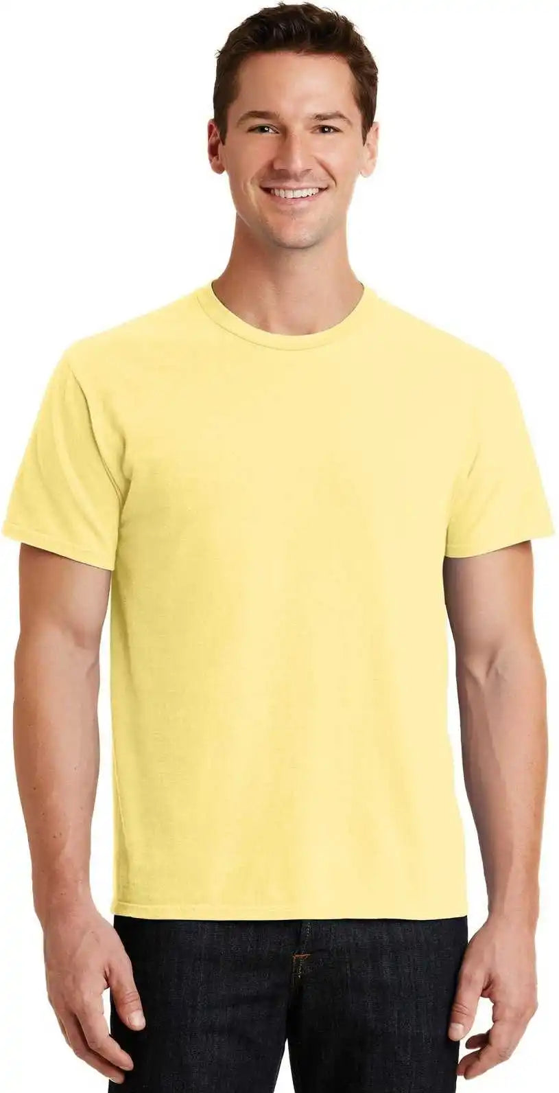 Port & Company Pc099 Beach Wash Garment Dyed Tee Popcorn