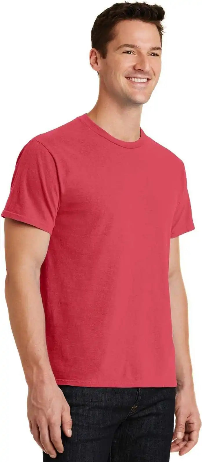 Port &amp; Company Pc099 Beach Wash Garment-dyed Tee - Poppy