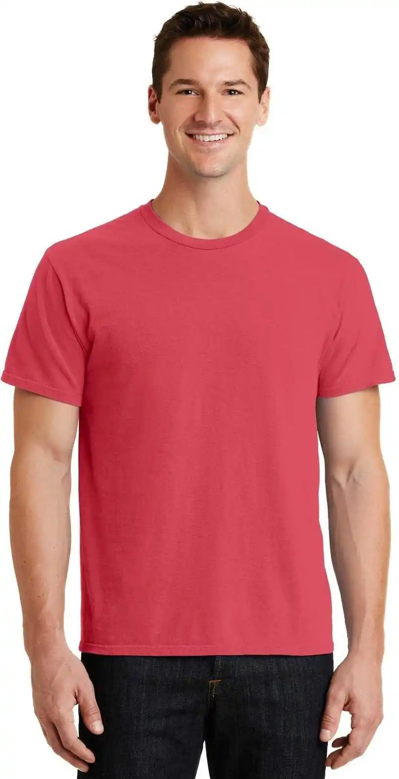 Port & Company Pc099 Beach Wash Garment Dyed Tee Poppy