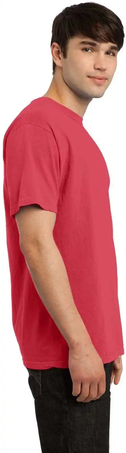 Port &amp; Company Pc099 Beach Wash Garment-dyed Tee - Poppy
