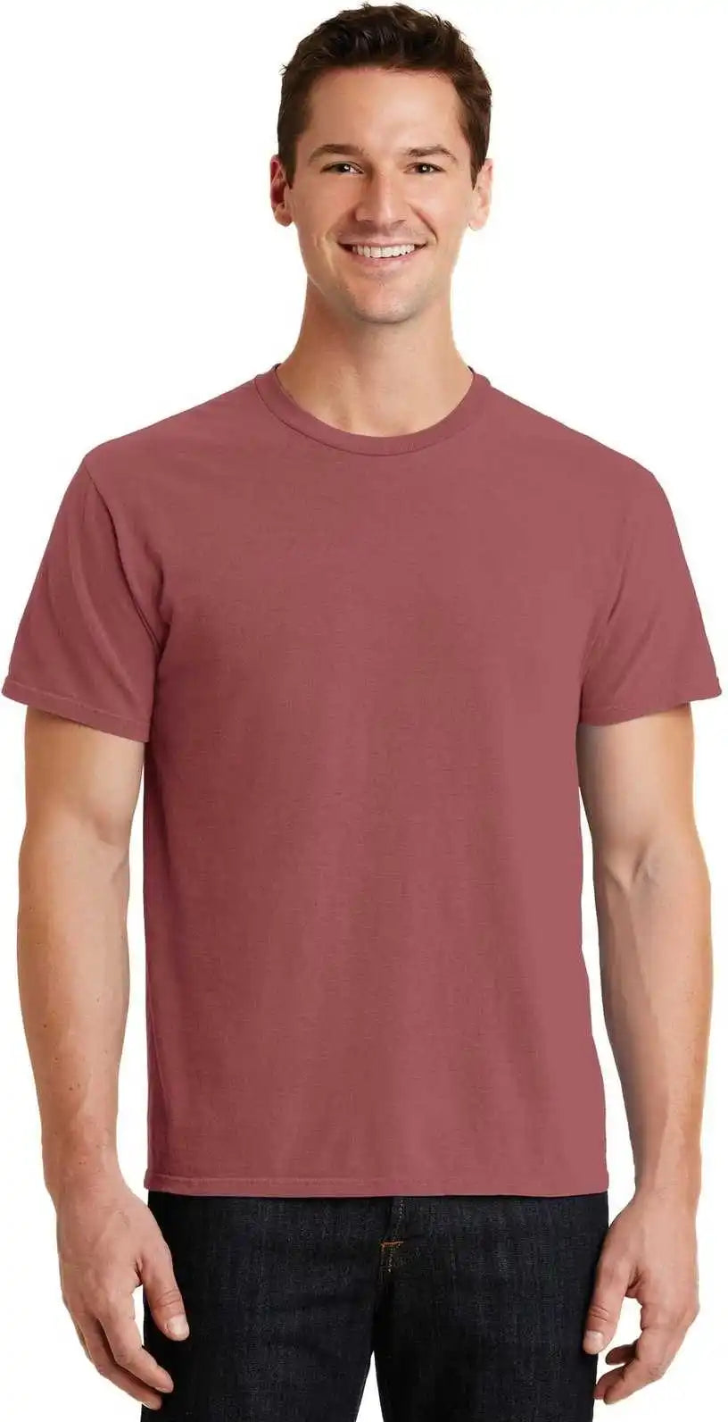 Port & Company Pc099 Beach Wash Garment Dyed Tee Red Rock