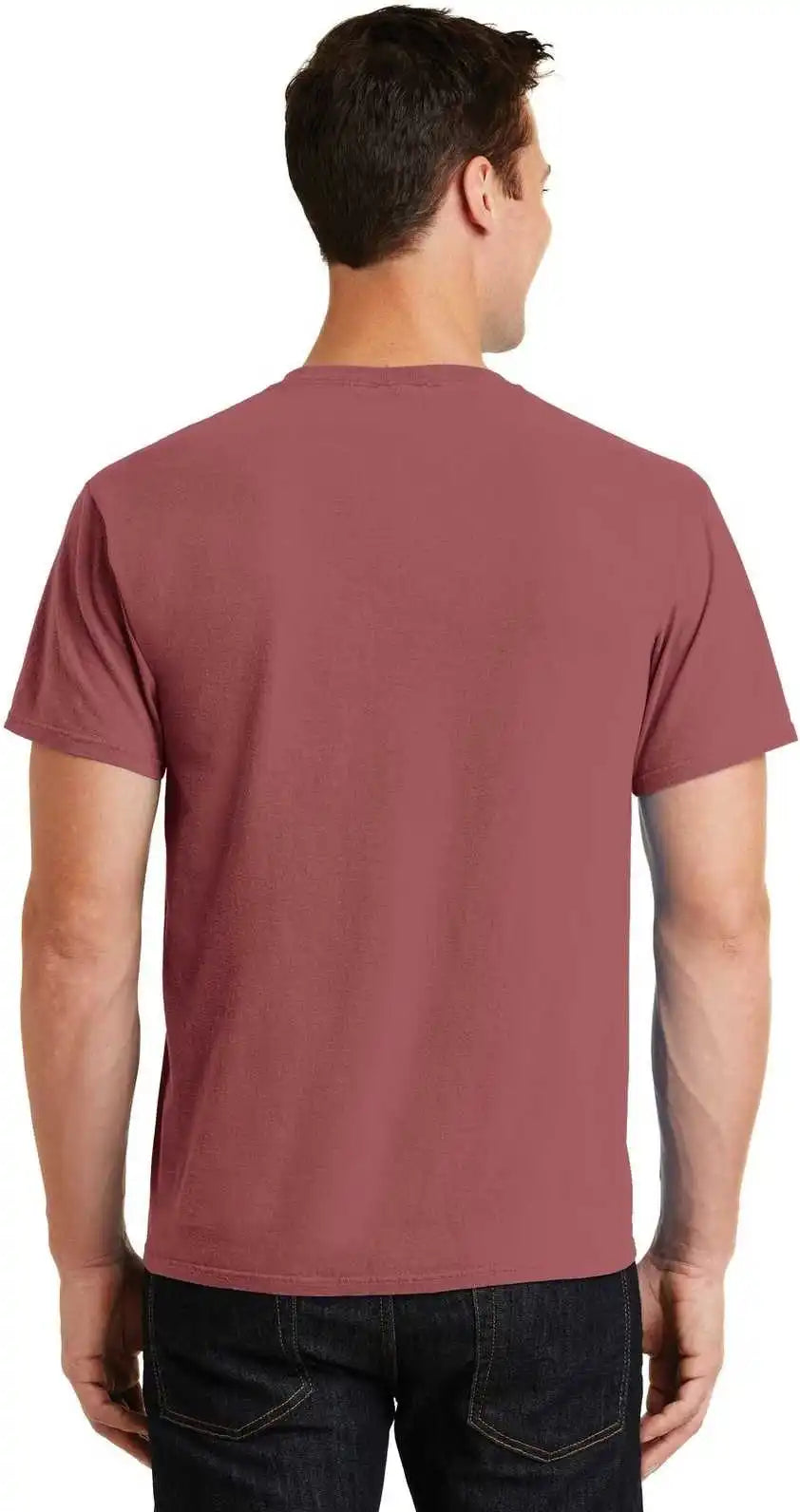 Port & Company Pc099 Beach Wash Garment Dyed Tee Red Rock