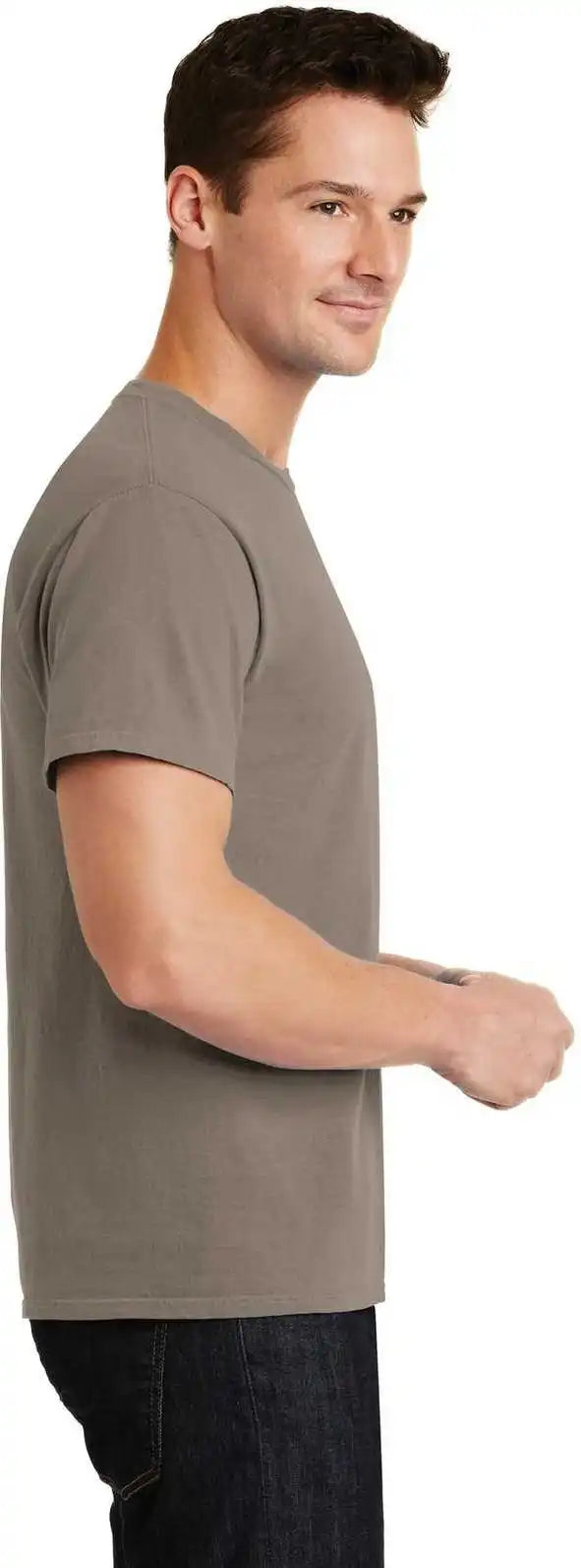 Port &amp; Company Pc099 Beach Wash Garment-dyed Tee - Taupe
