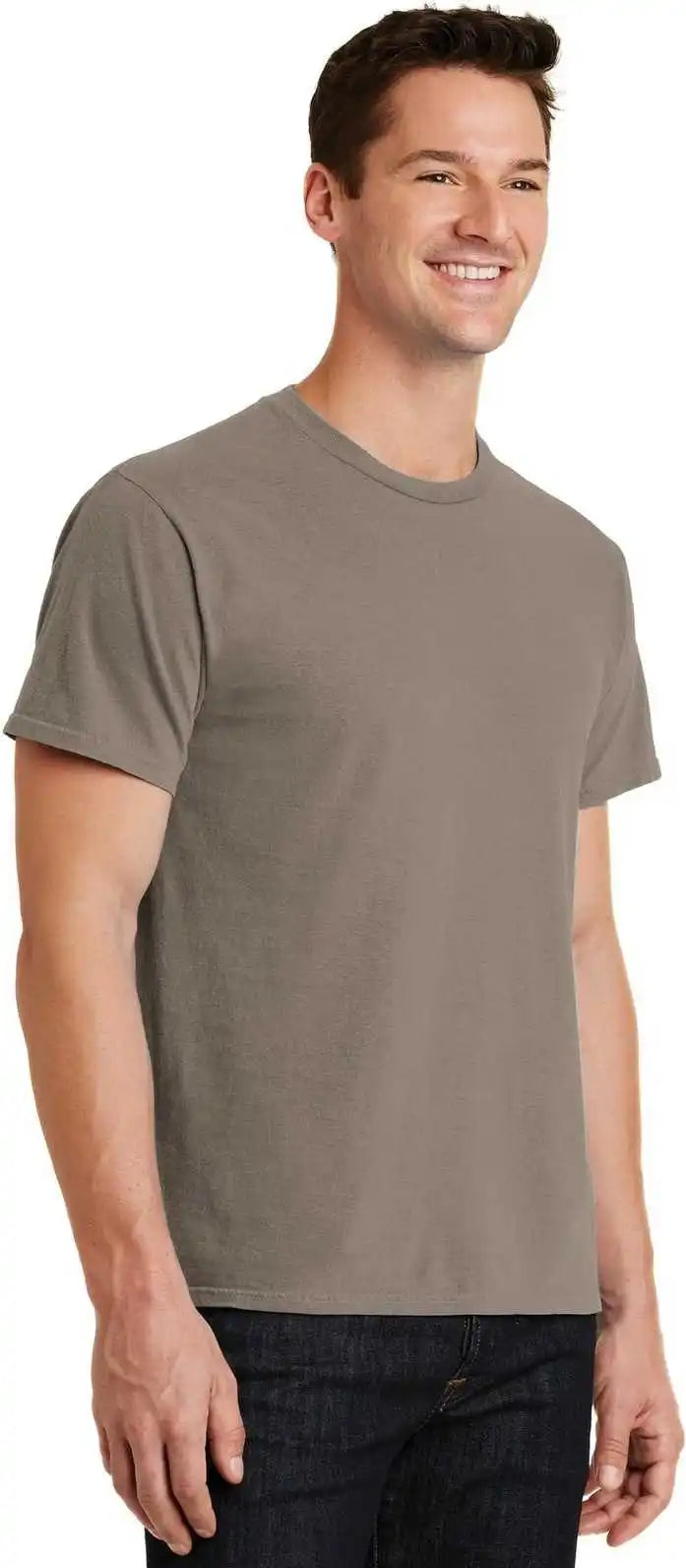 Port &amp; Company Pc099 Beach Wash Garment-dyed Tee - Taupe