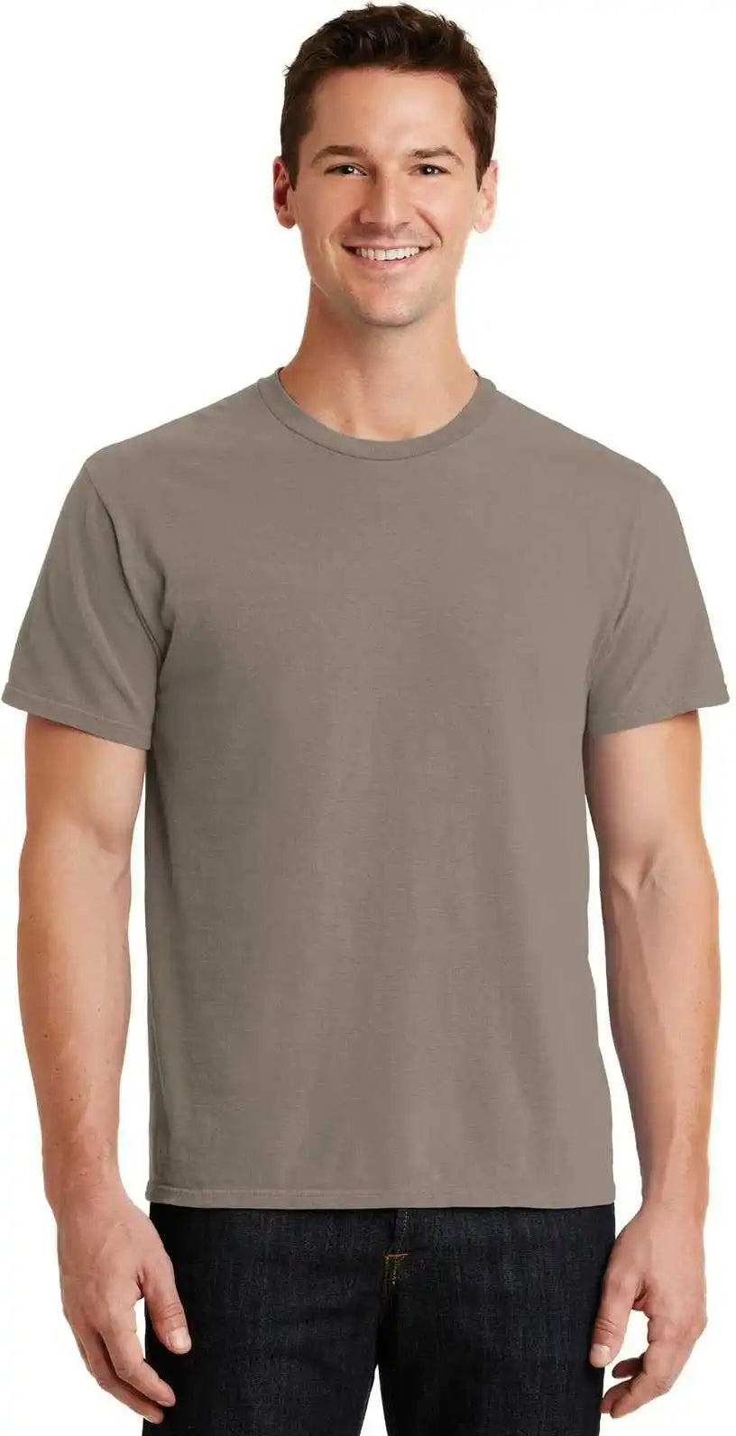 Port & Company Pc099 Beach Wash Garment-dyed Tee - Taupe