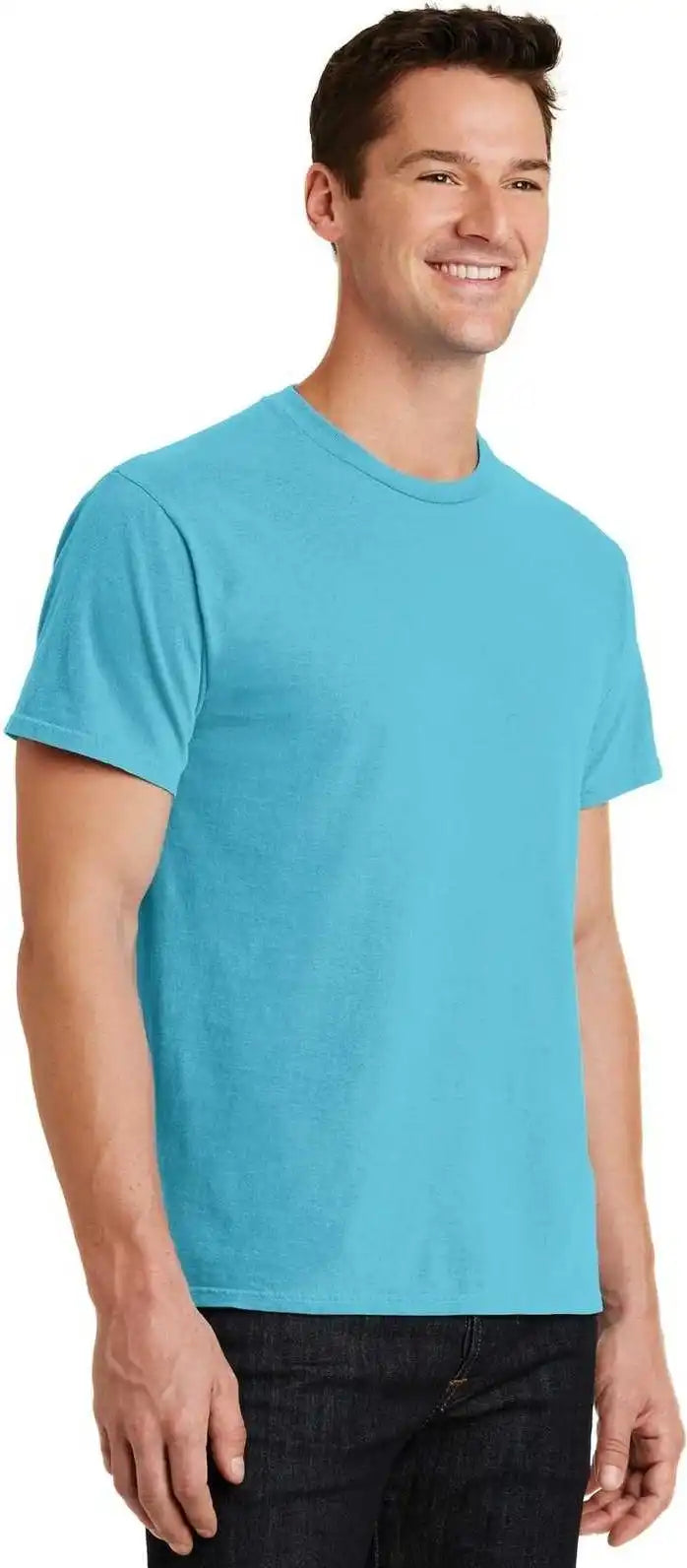 Port &amp; Company Pc099 Beach Wash Garment Dyed Tee Tidal Wave