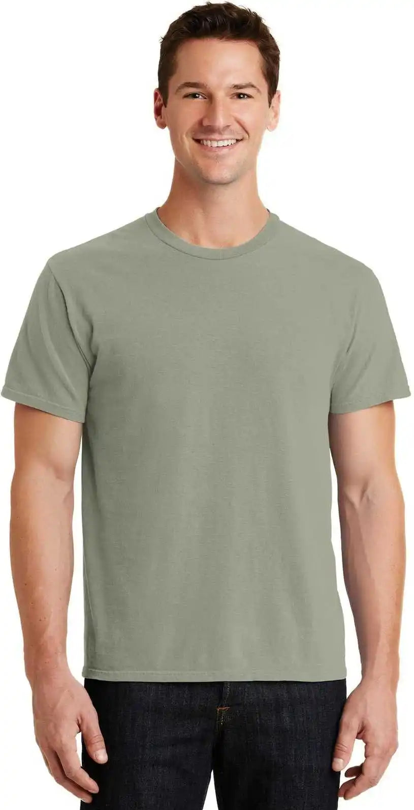 Port &amp; Company Pc099 Beach Wash Garment Dyed Tee Walnut
