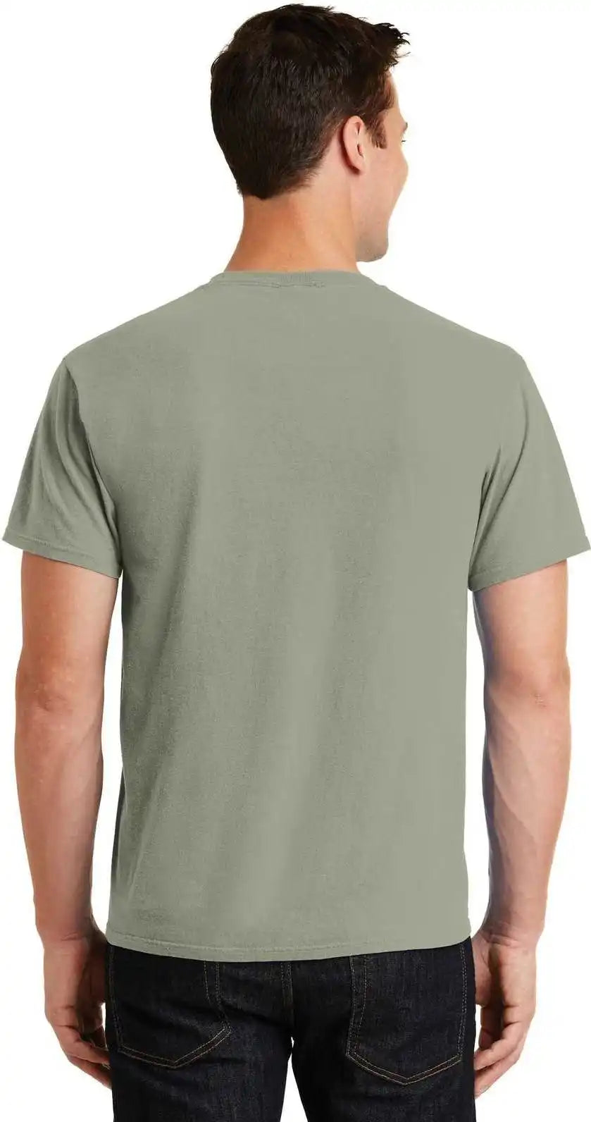 Port &amp; Company Pc099 Beach Wash Garment Dyed Tee Walnut