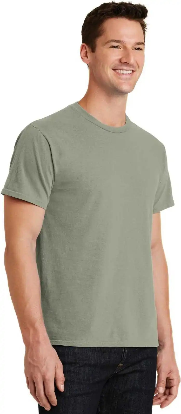 Port &amp; Company Pc099 Beach Wash Garment Dyed Tee Walnut
