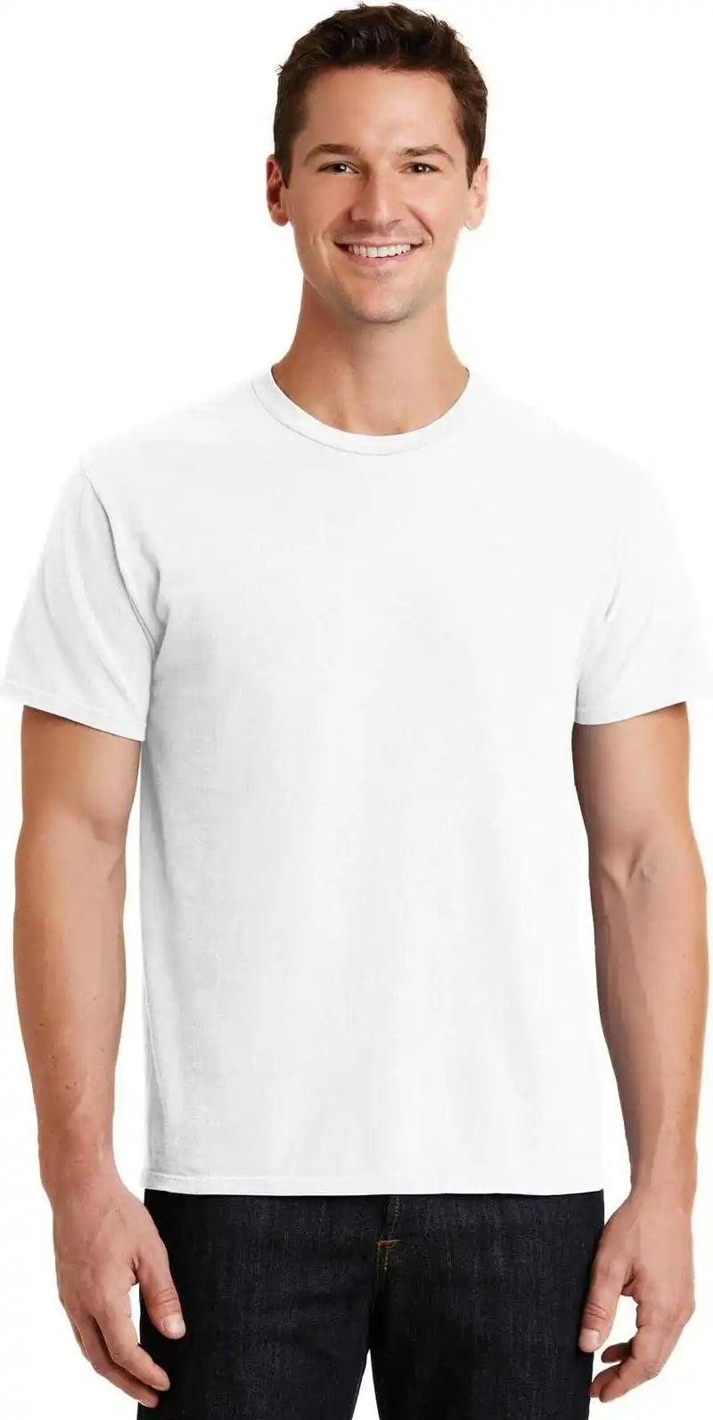 Port & Company Pc099 Beach Wash Garment Dyed Tee White