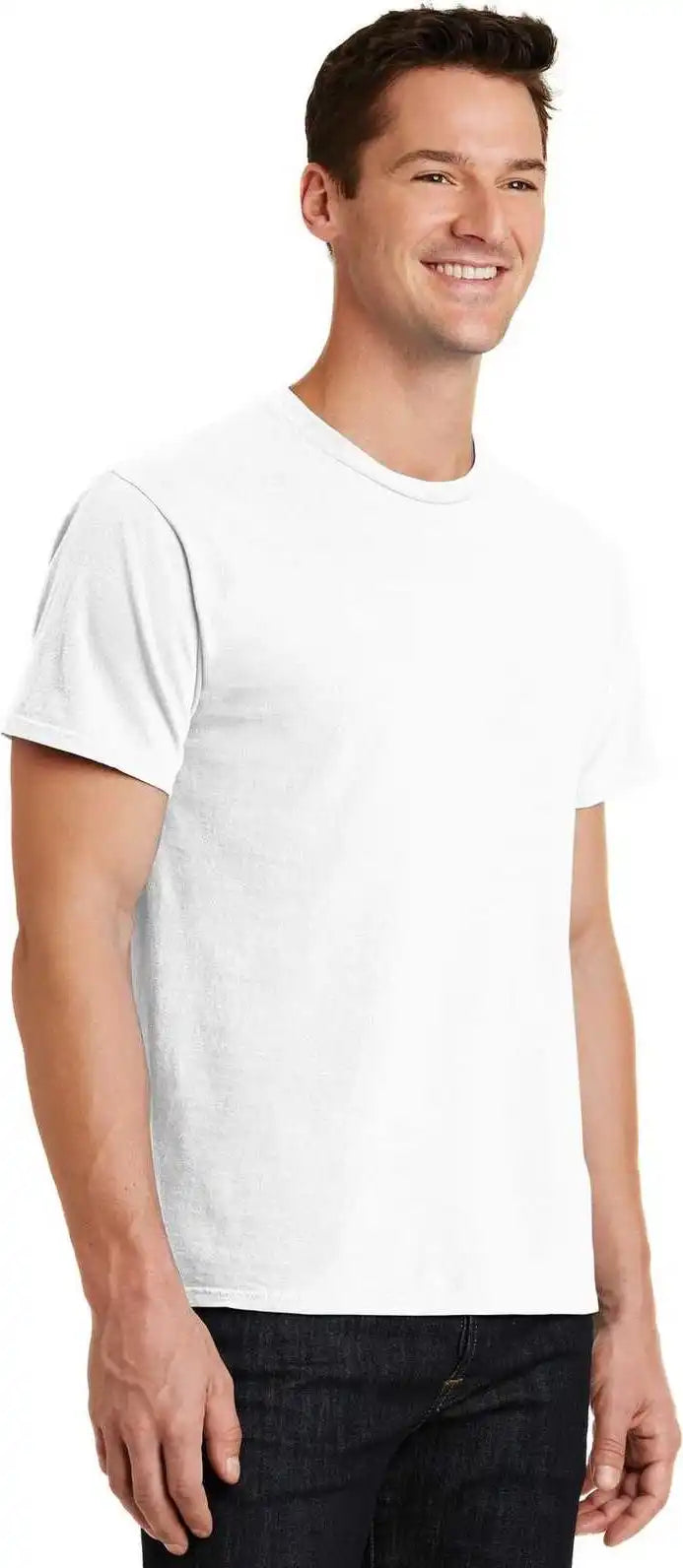 Port &amp; Company Pc099 Beach Wash Garment Dyed Tee White