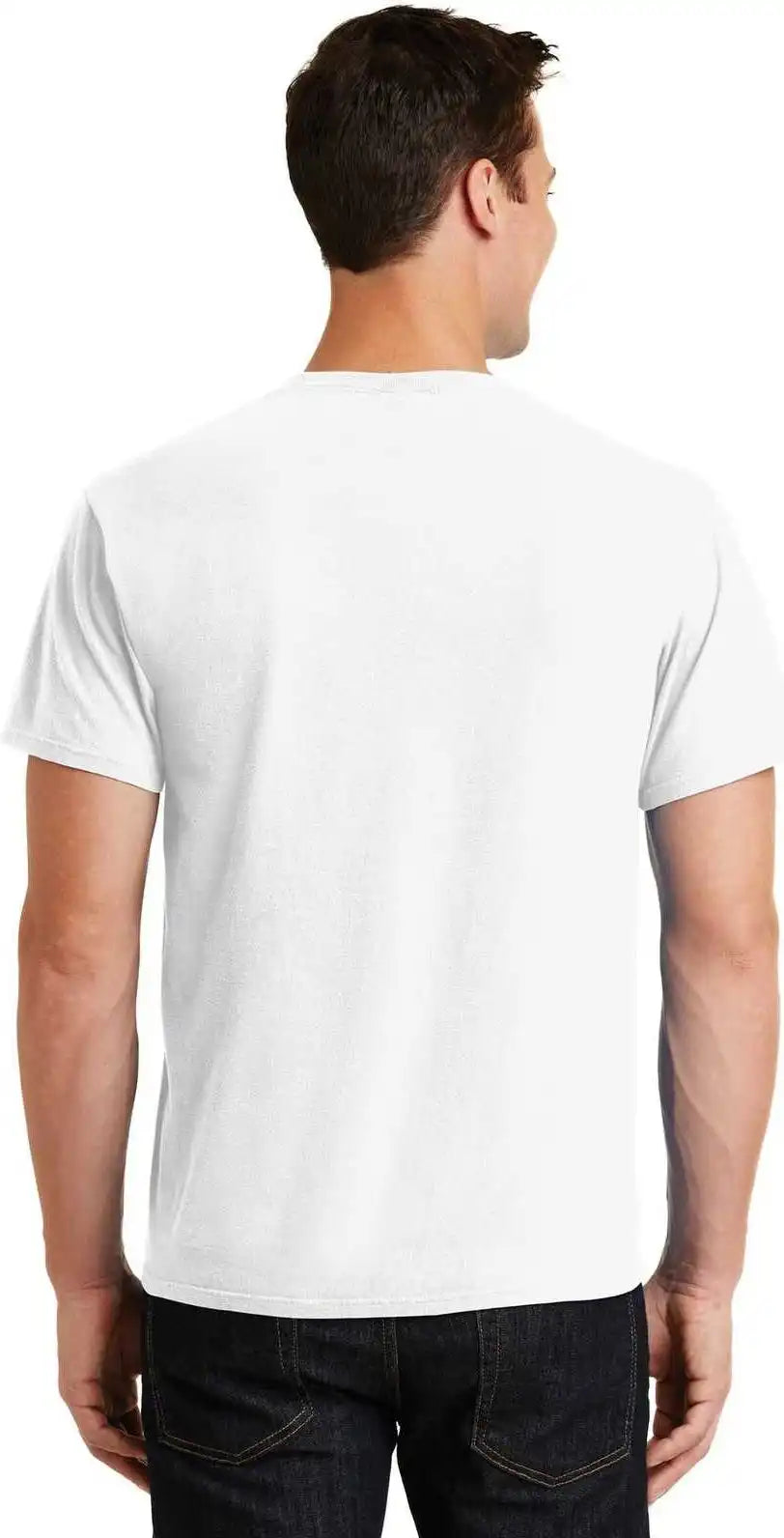 Port & Company Pc099 Beach Wash Garment Dyed Tee White