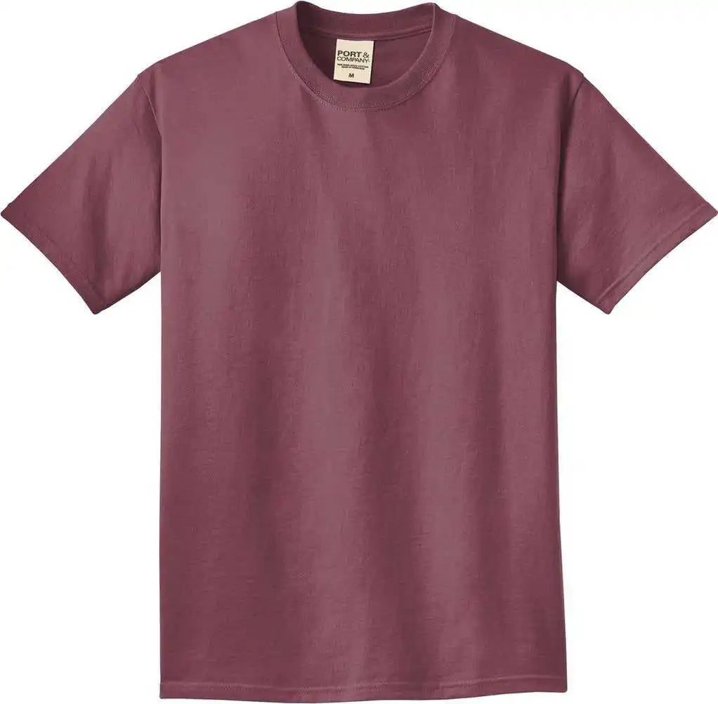 Port & Company Pc099 Beach Wash Garment-dyed Tee - Wineberry
