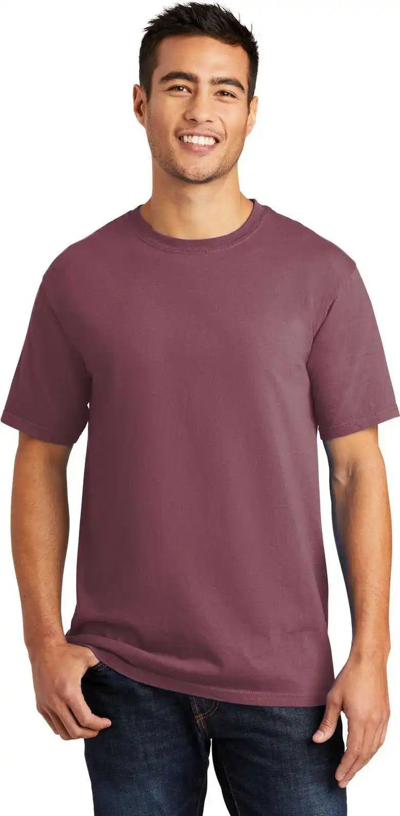 Port & Company Pc099 Beach Wash Garment-dyed Tee - Wineberry