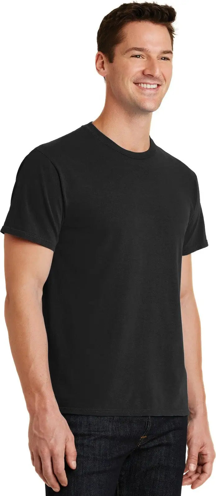 Port & Company Pc099 co Beach Wash Garment-dyed Tee - Black