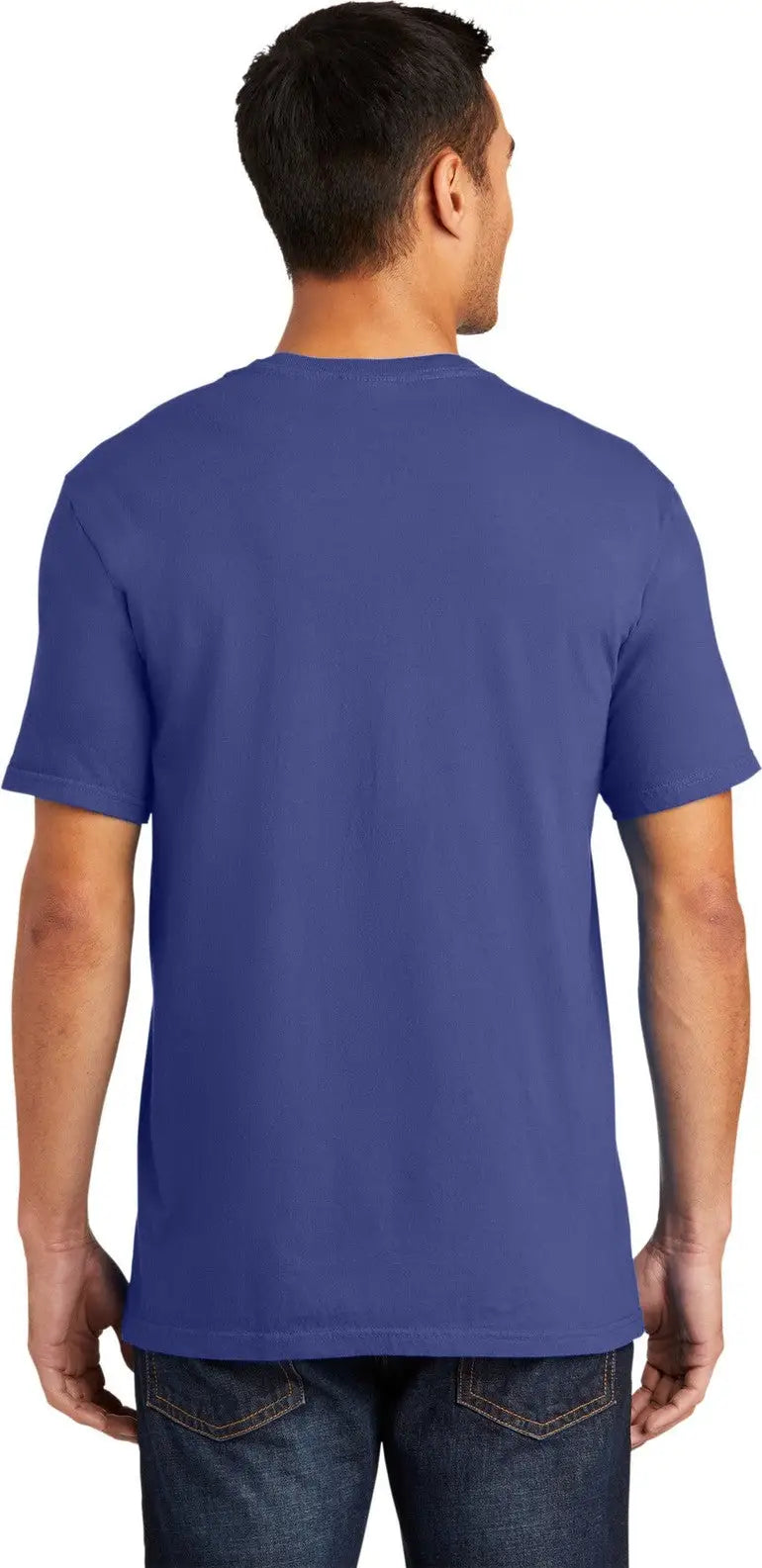 Port & Company Pc099 co Beach Wash Garment-dyed Tee - Blue Iris
