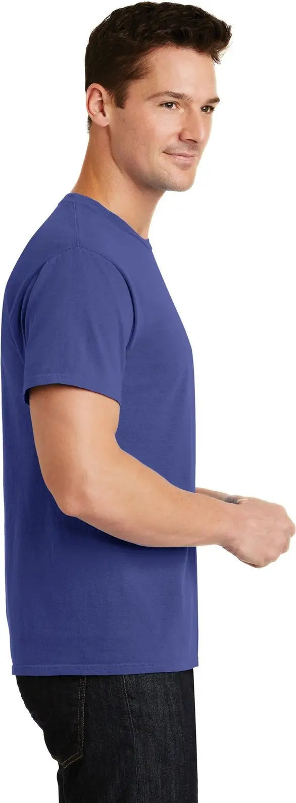 Port & Company Pc099 co Beach Wash Garment-dyed Tee - Blue Iris