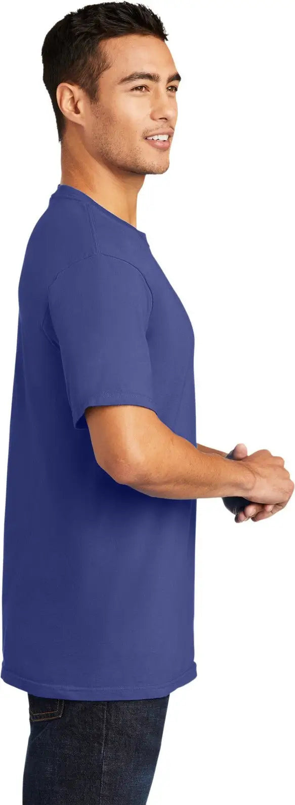 Port & Company Pc099 co Beach Wash Garment-dyed Tee - Blue Iris