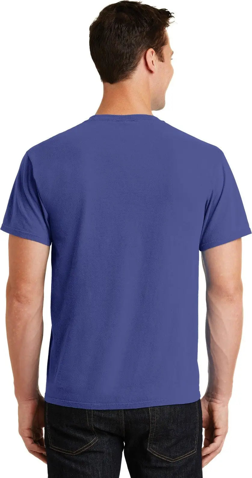Port & Company Pc099 co Beach Wash Garment-dyed Tee - Blue Iris