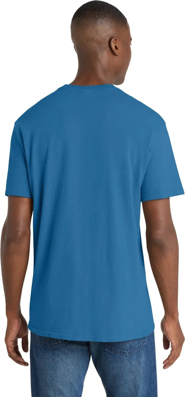 Port & Company Pc099 co Beach Wash Garment-dyed Tee - Blue Moon