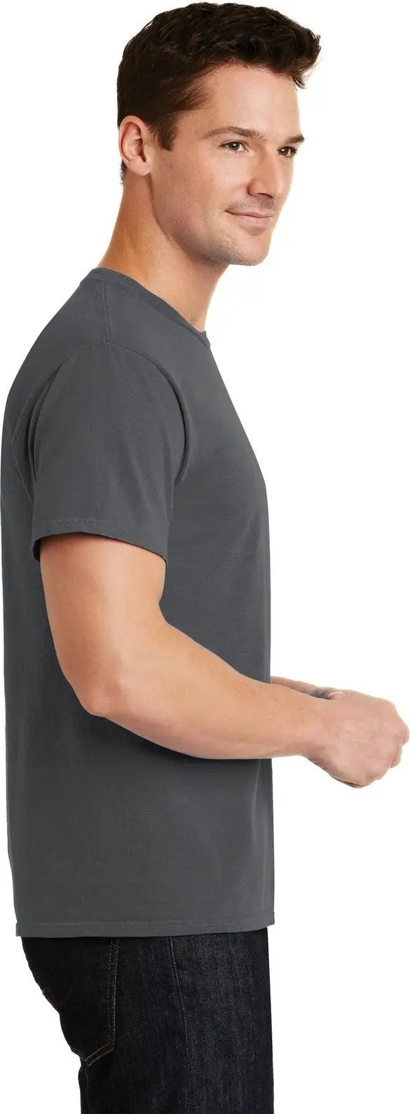 Port & Company Pc099 co Beach Wash Garment-dyed Tee - Coal