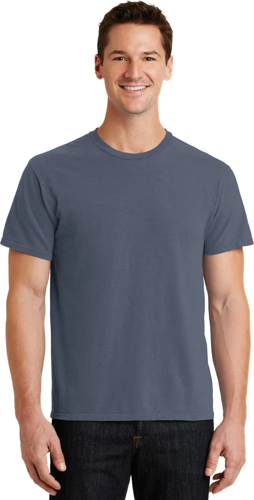 Port & Company Pc099 co Beach Wash Garment-dyed Tee - Denim Blue - Adult s